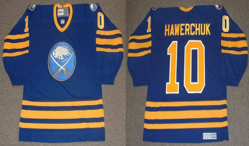 2019 Men Buffalo Sabres #10 Hawerchuk blue CCM NHL jerseys